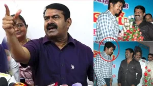 விஜய் சினிமாக்காரன் அவனுக்கு ஏன் இந்த வேலை.. சீமான் நான் களத்தில் இருக்கேன் விஜய் கட்சியை கலைச்சிடலாம்